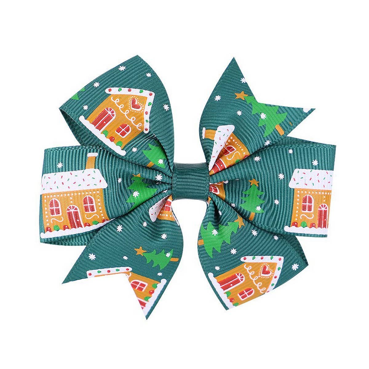 Christmas Bow Hairpin for Girls ? Snowman
