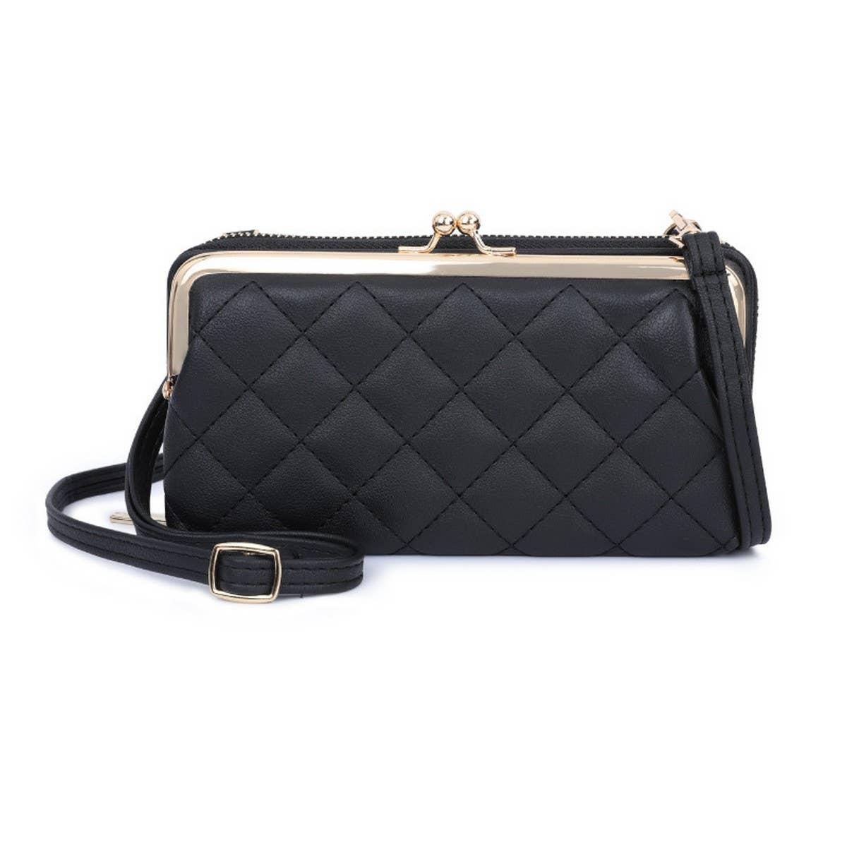 LOZENGE LARGE CAPACITY MULTIFUNCTIONAL SHOULDER BAG_CWAB1665