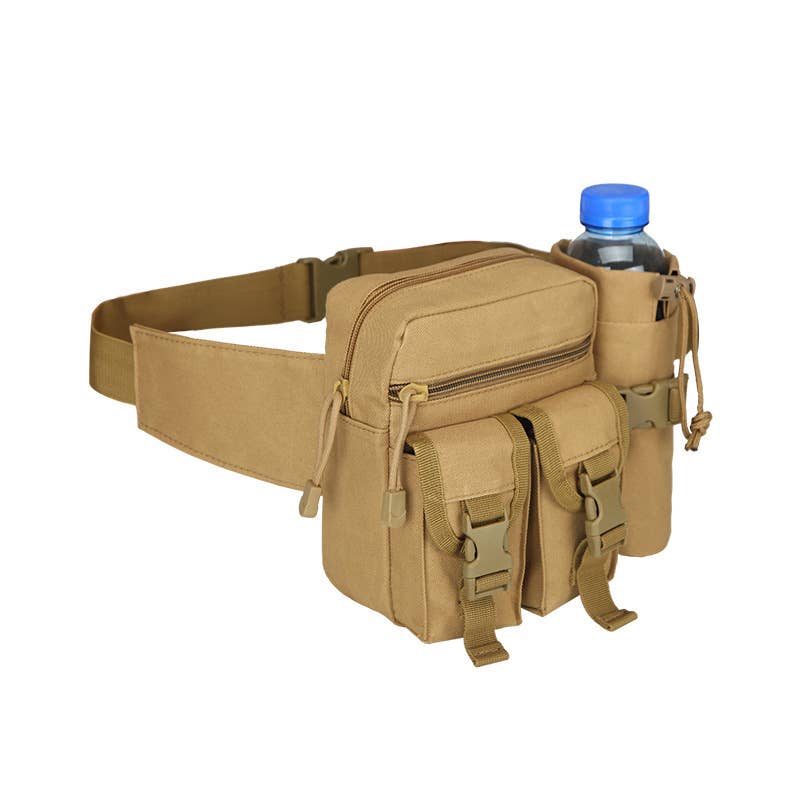 Outdoor cycling and fishing with a waist bag