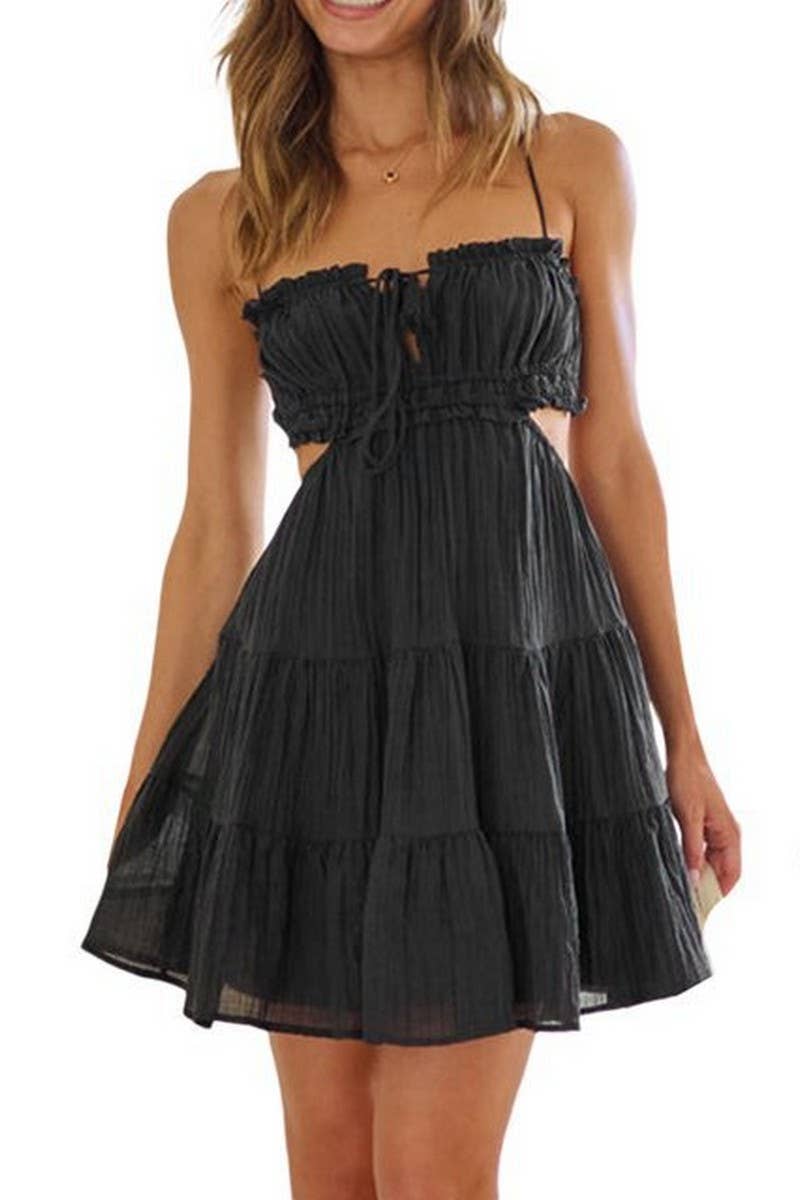 CWDSD8193_OFF SHOULDER BACKLESS SPAGHETTI STRAP MINI DRESS