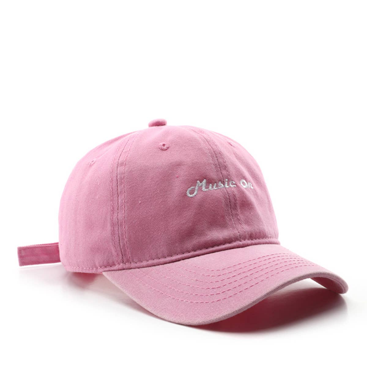 Vintage Washed Letter Embroidered Baseball Cap_CWAH1291