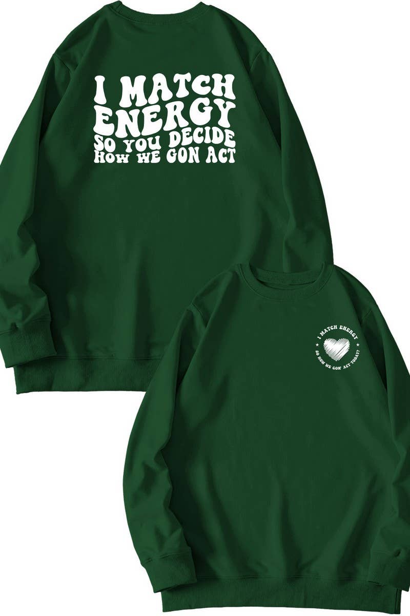 CWTSTL0491_WOMEN LETTER PRINTING LONG SLEEVE SWEATSHIRT