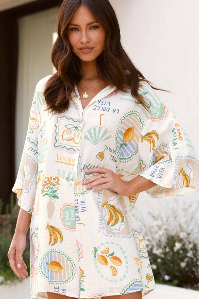 CWSJS1648_STYLISH LOOSE SHORT TIE WAIST COLLARED JUMPSUIT