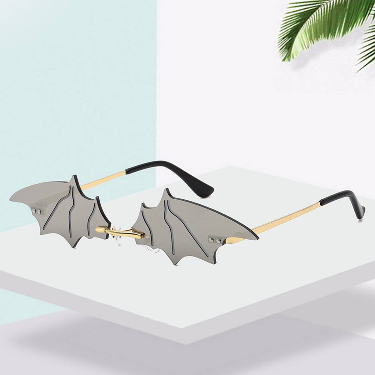 FUNNY BAT SUNGLASSES SMALL FRAME SUNGLASSES