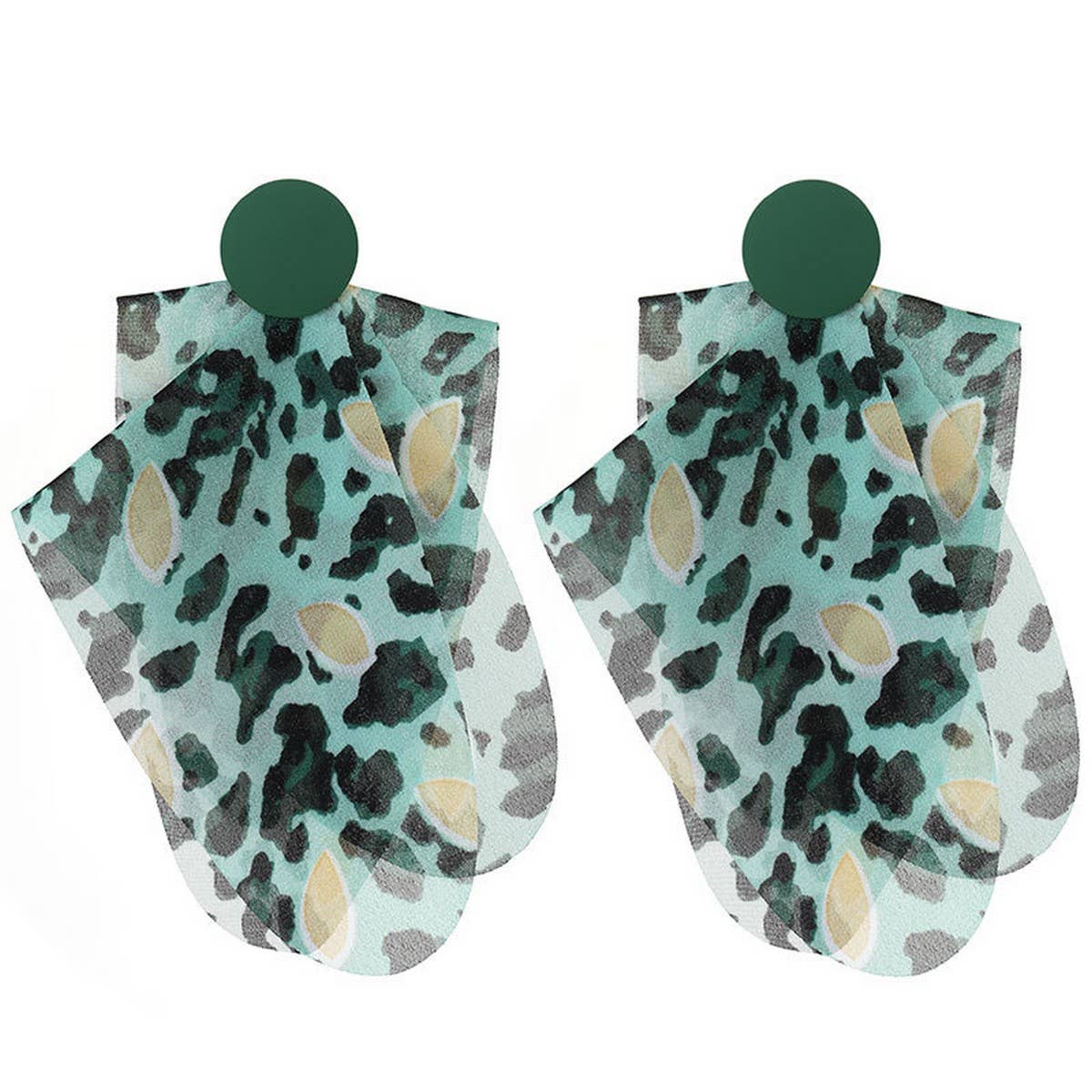 New Boho Long Leopard Print Earrings Unique Design