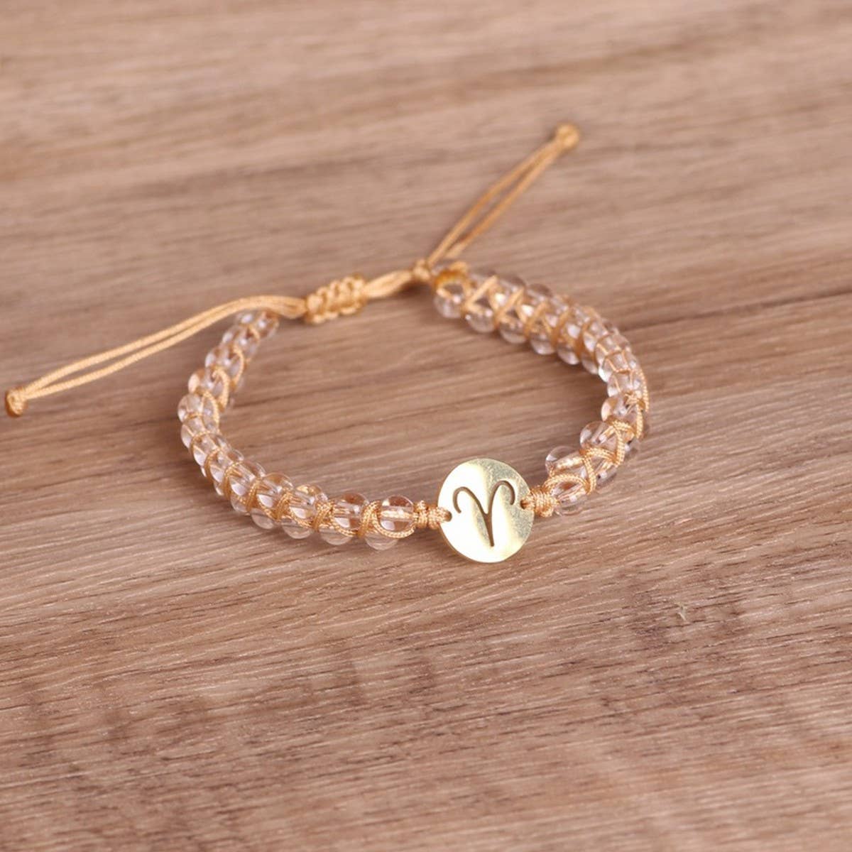 CONSTELLATIONS 4MM STONE BEADS BRAIDED BRACELETS