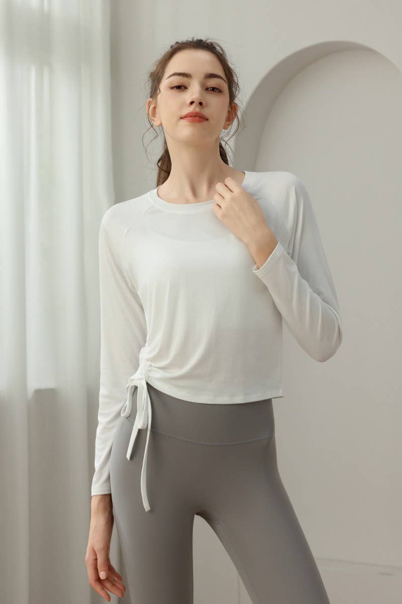 CWTBLL3631_NEW STYLE SPORTS SLIM YOGA TOPS