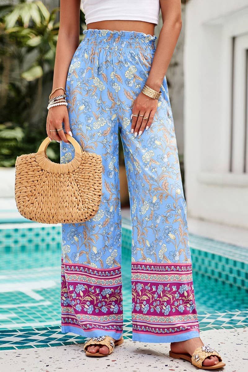 CWBLP0500_SPRING SUMMER LOOSE HIGH-WAISTED WOMEN TROUSERS