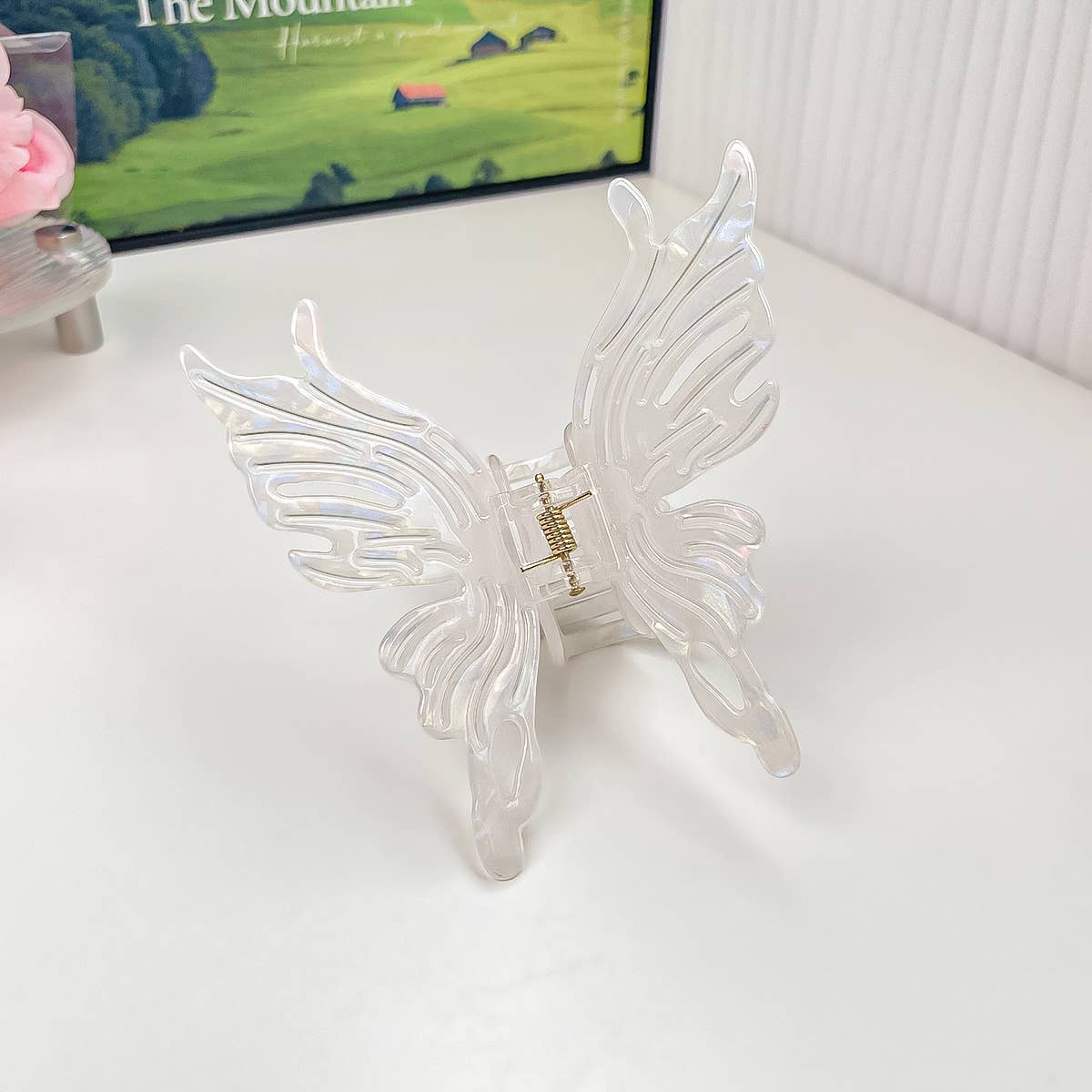 Iridescent Mermaid imitation acetic acid clip