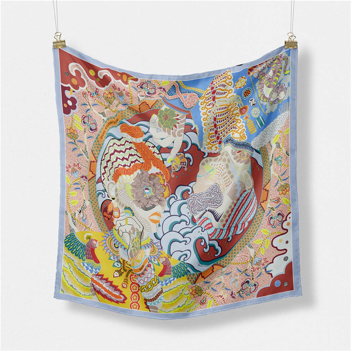 Twilled Satin Mini Scarf ? Hair & Bag Ribbon Wrap