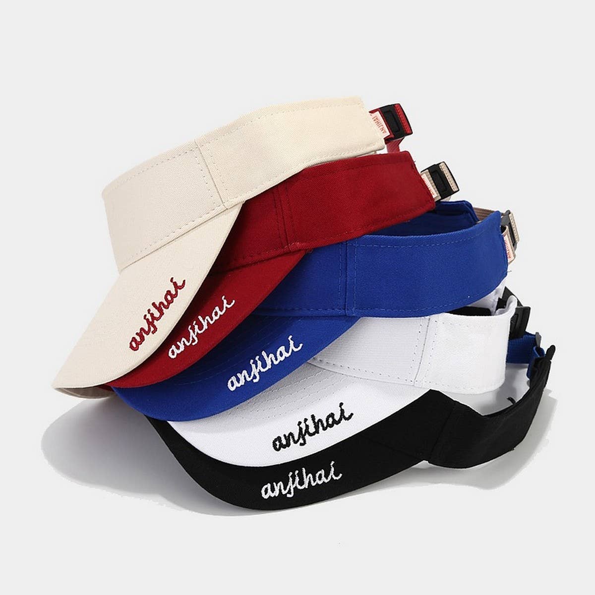 Embroidered Hip-Hop Visor Hat -Baseball Cap_CWAH3293