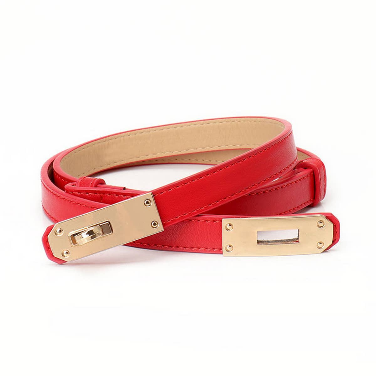 CWABE0903_WOMEN'S ADJUSTABLE BUCKLE BELT