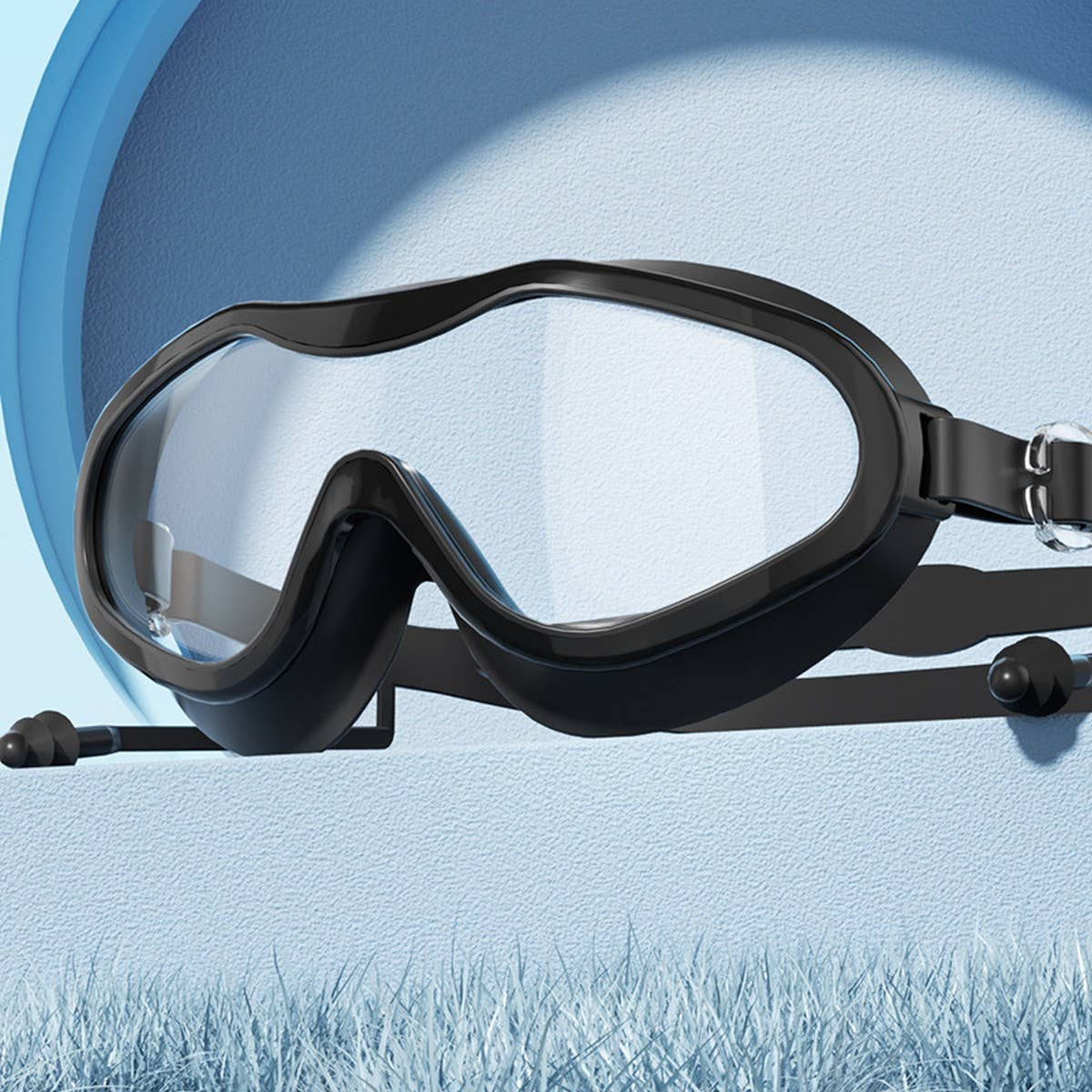 Adult HD Anti-Fog Swim Goggles ??Large Frame_CWMM6628