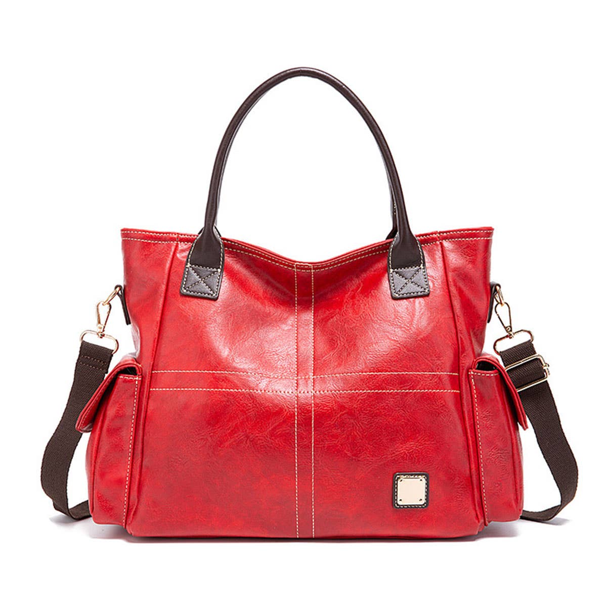 RETRO LARGE CAPACITY HANDBAG DIAGONAL BAG_CWAB0951