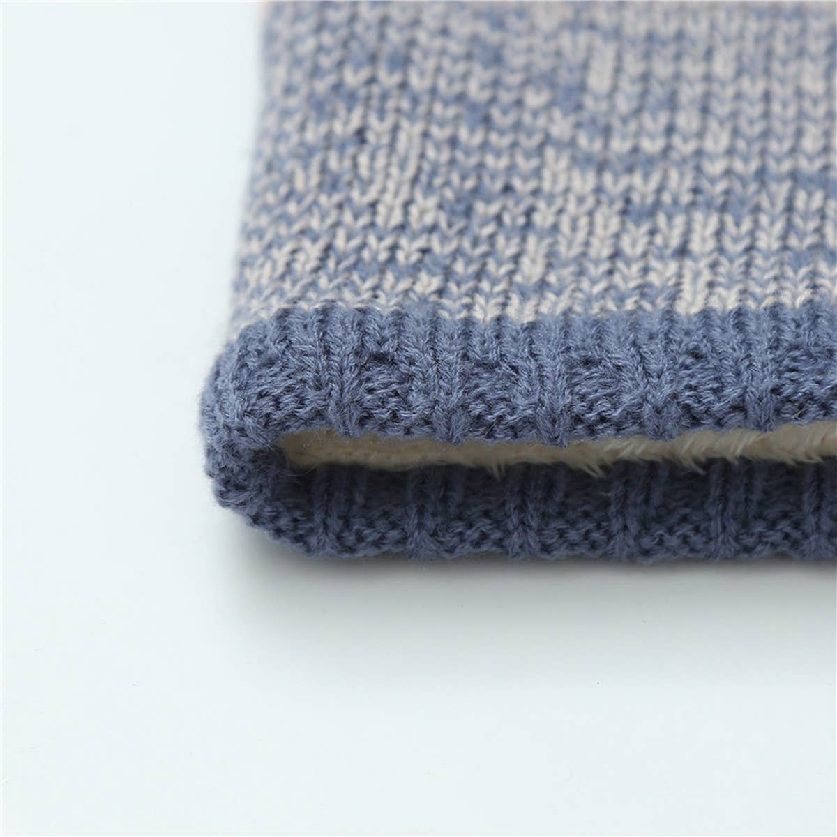 WINTER THICK GRADIENT WOOL KNITTED SCARF FOR WOMEN