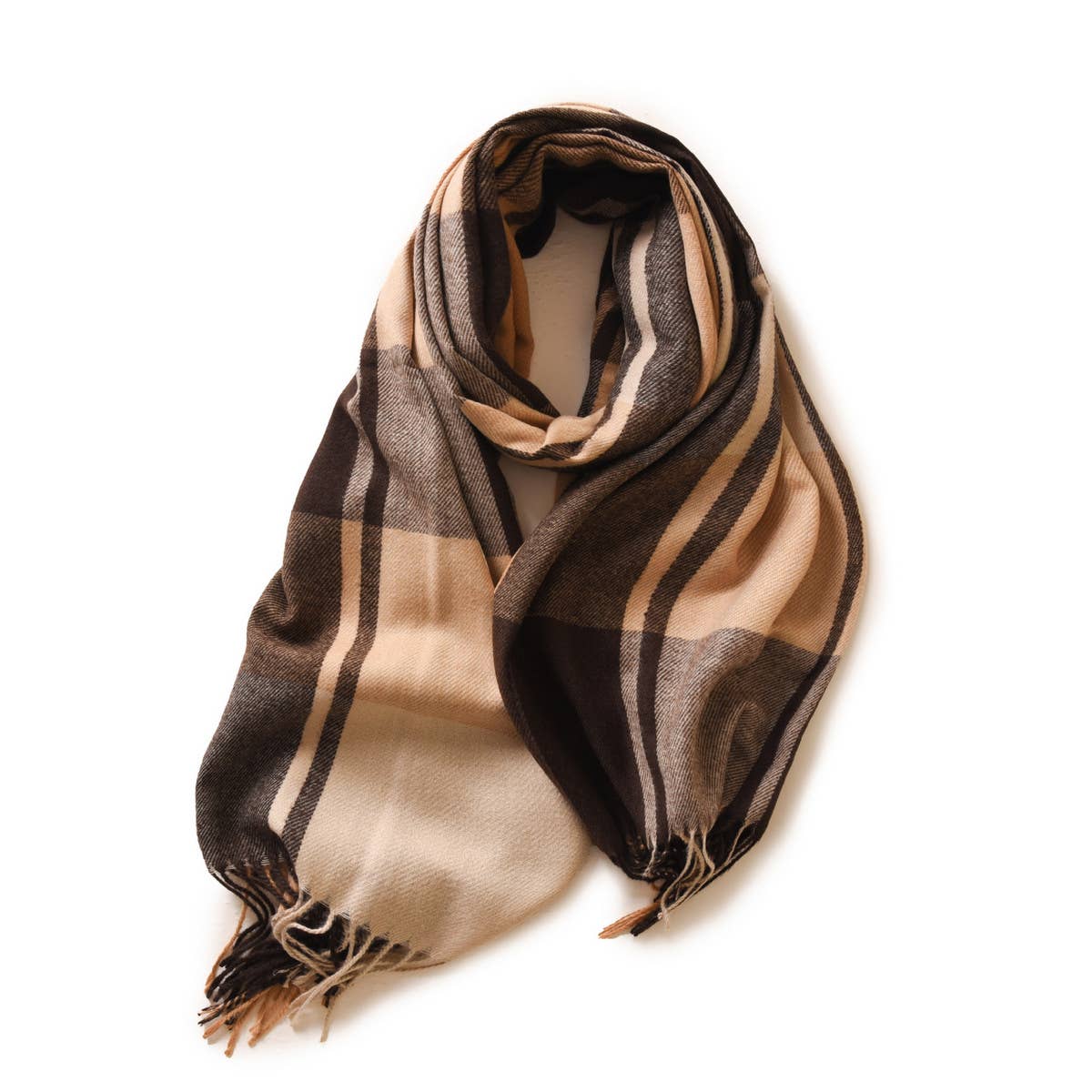 Plaid Winter Scarf ??Soft Thick Fringe Shawl 2025_CWASC0168