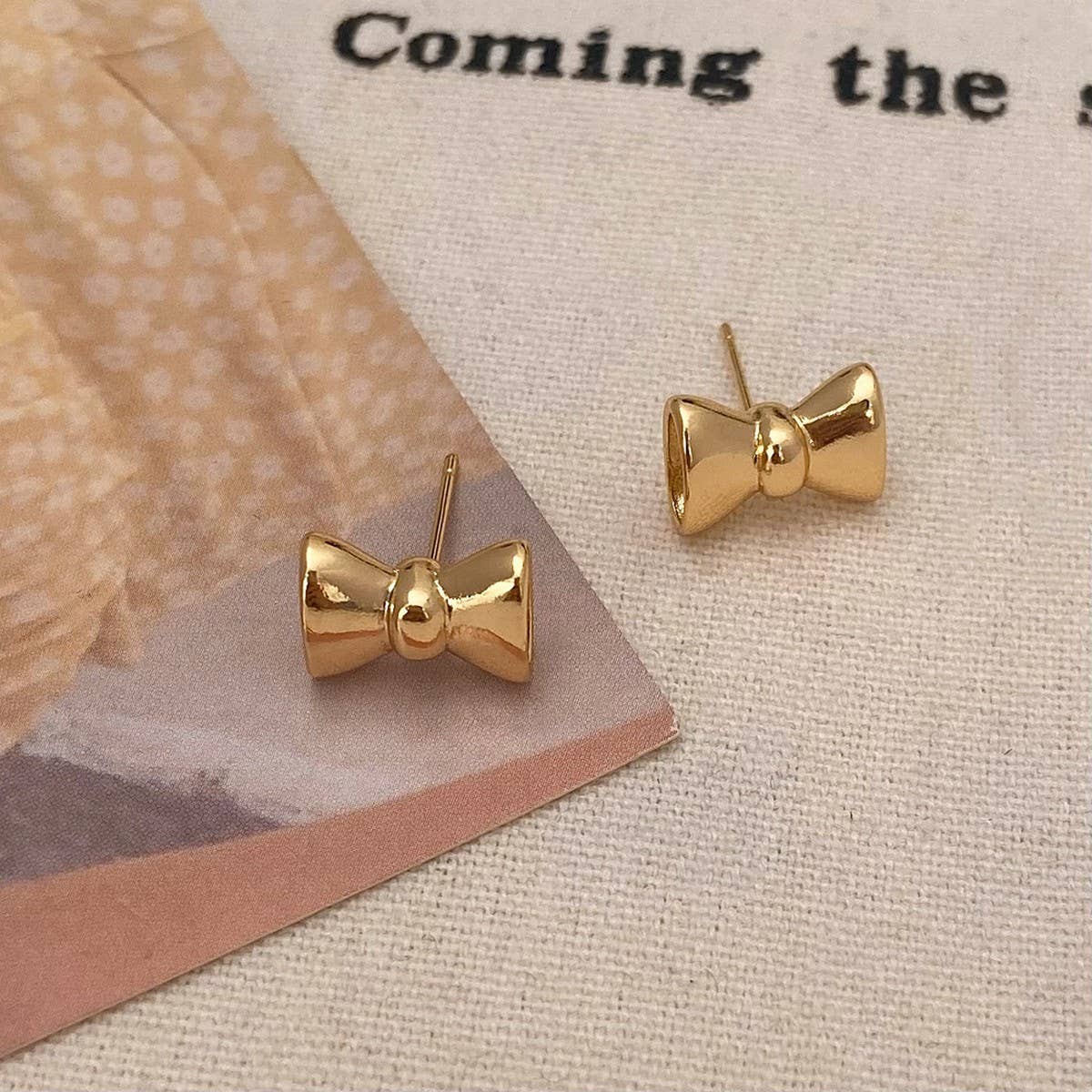 NEW VERSATILE EXQUISITE HIGH-END BOW EARRINGS_CWAJE3010