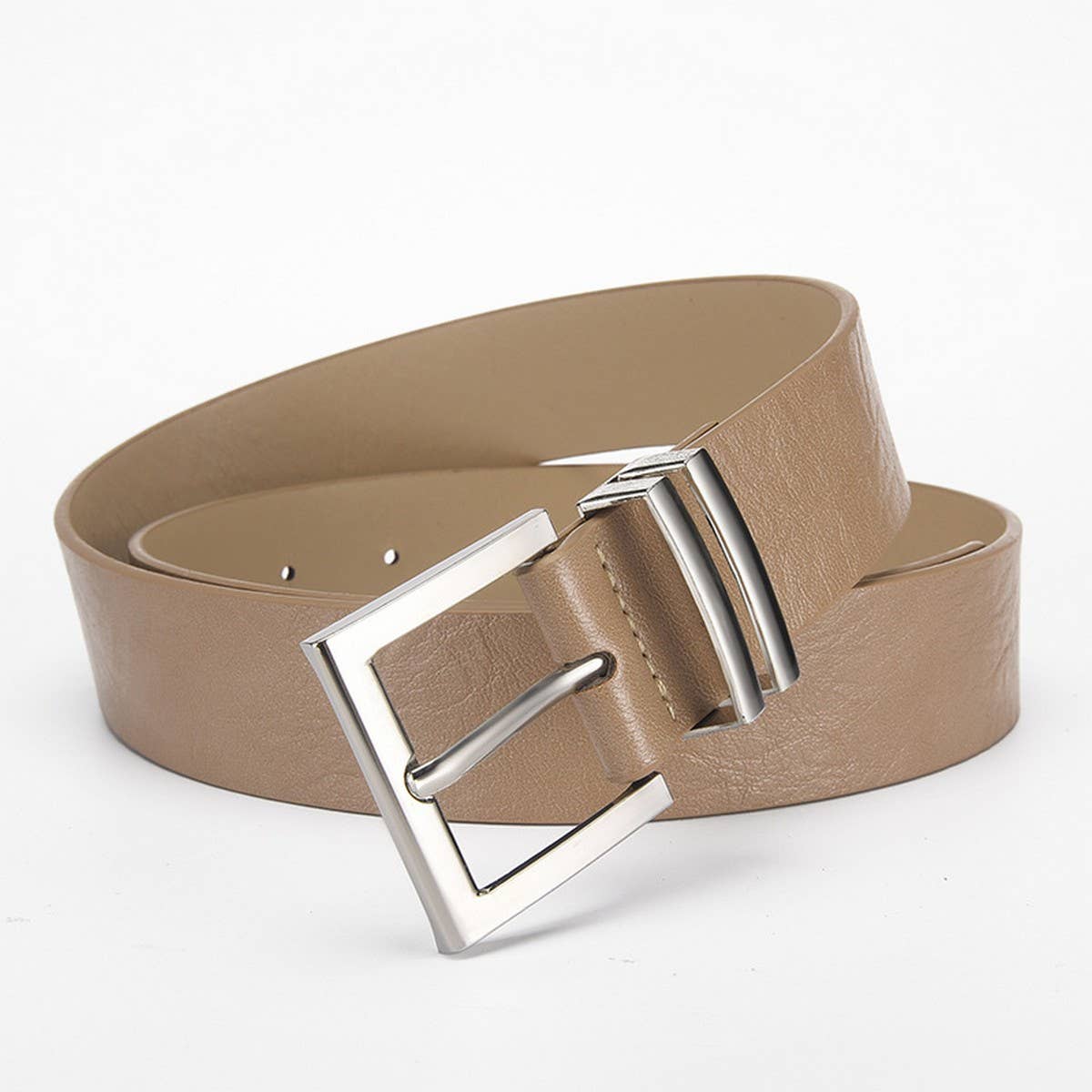 CWABE01256_LEOPARD PRINT BUCKLE BELT FOR WOMEN JEANS CASUAL