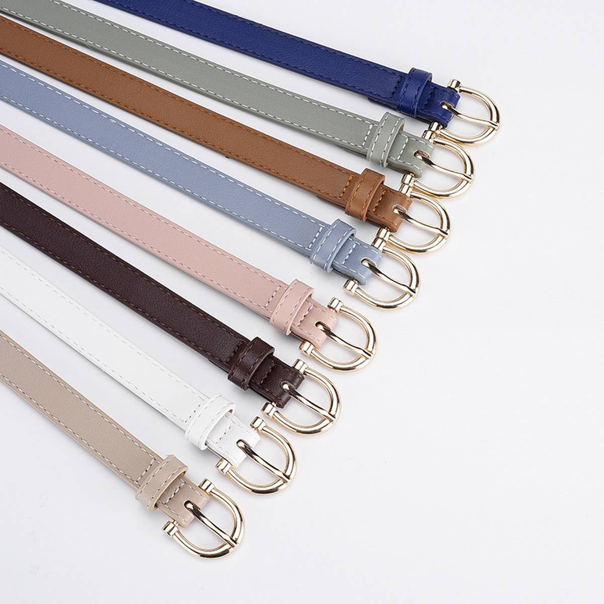 CWABE01253_THIN LEATHER BELT FOR WOMEN JEANS DRESS OUTFIT