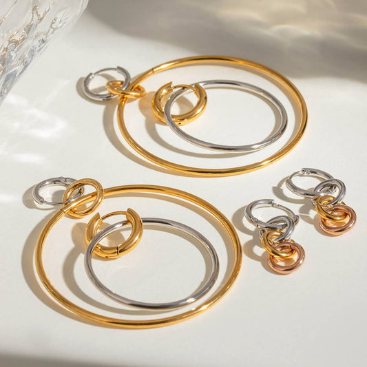 STAINLESS STEEL COLLAR HIGH-END EARRINGS_CWASC1687