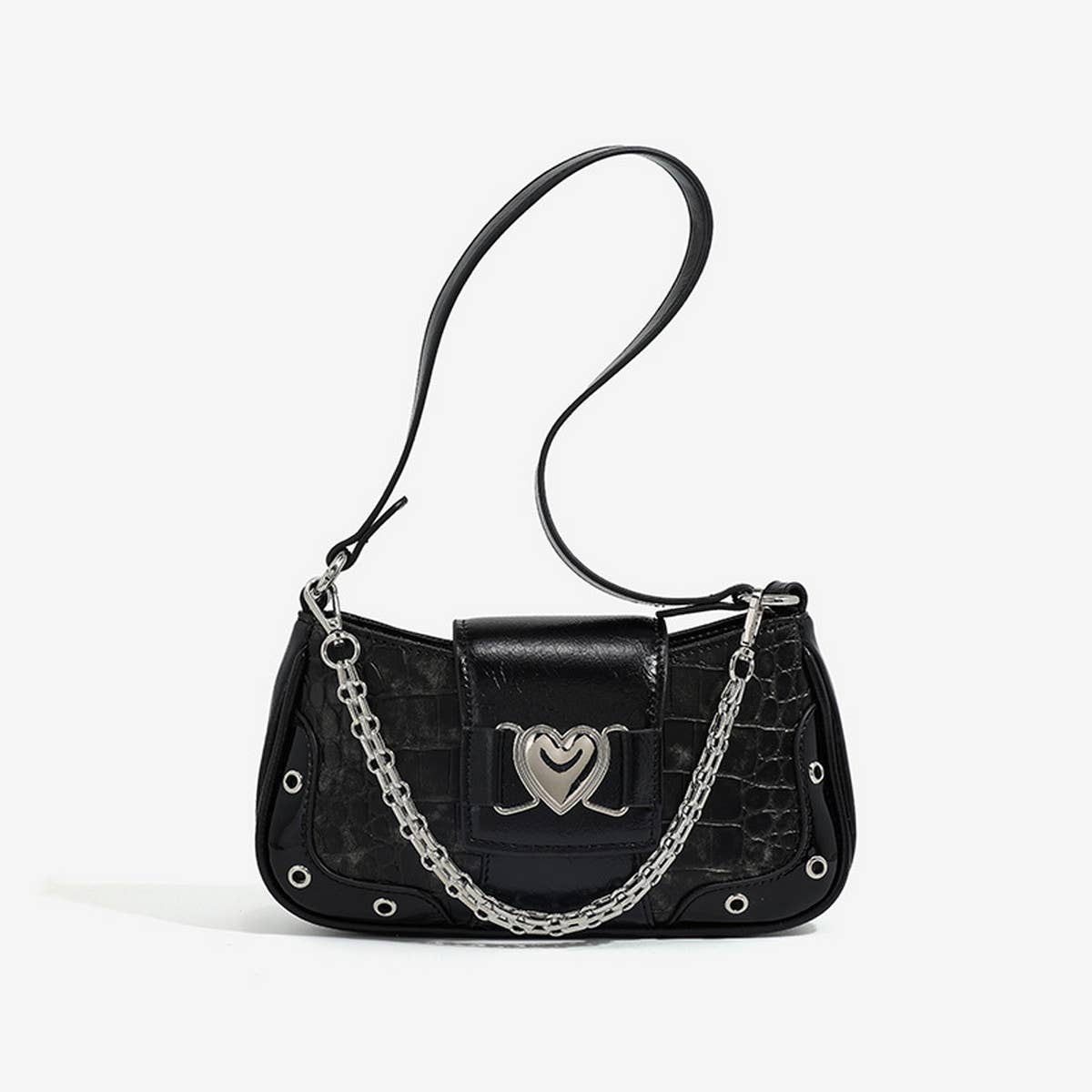 GYM STYLE RIVET SHOULDER BAG_CWAB2987