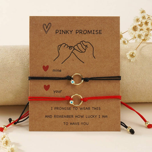 VALENTINE'S DAY HEART HAND-WOVEN BRACELET
