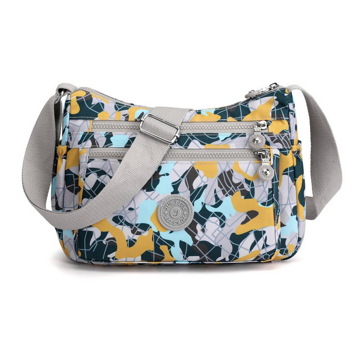 SIMPLE AND ELEGANT NYLON CROSSBODY SHOULDER BAG