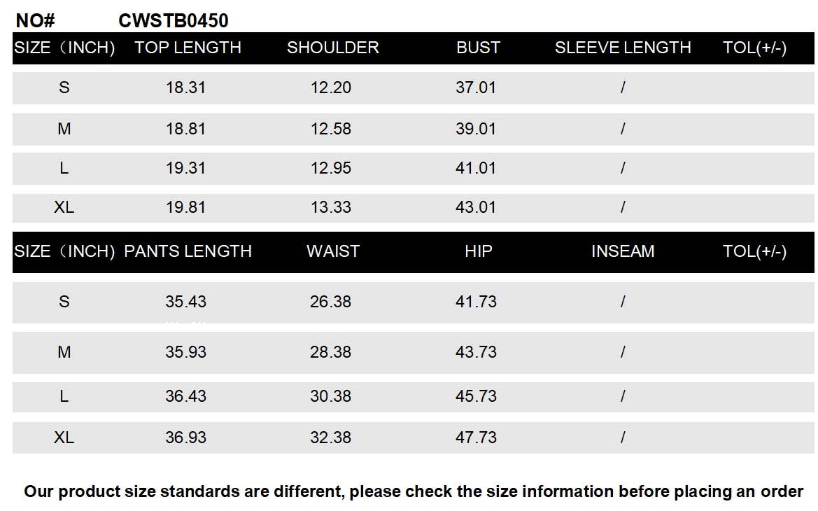 CWSTB0450_Round Neck Sleeveless Top Cropped pants Set