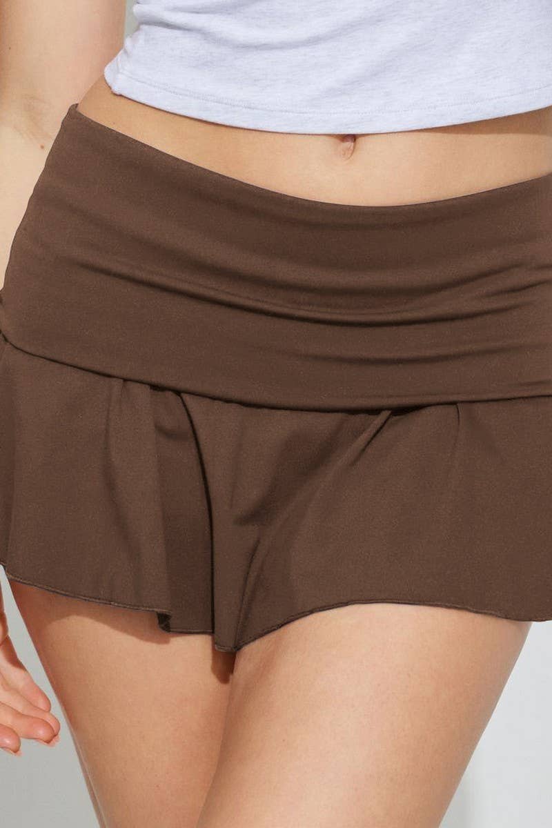 CWTTSL0463_SPRING A-LINE PETITE SPORTS ANTI-EXPOSURE SKIRT