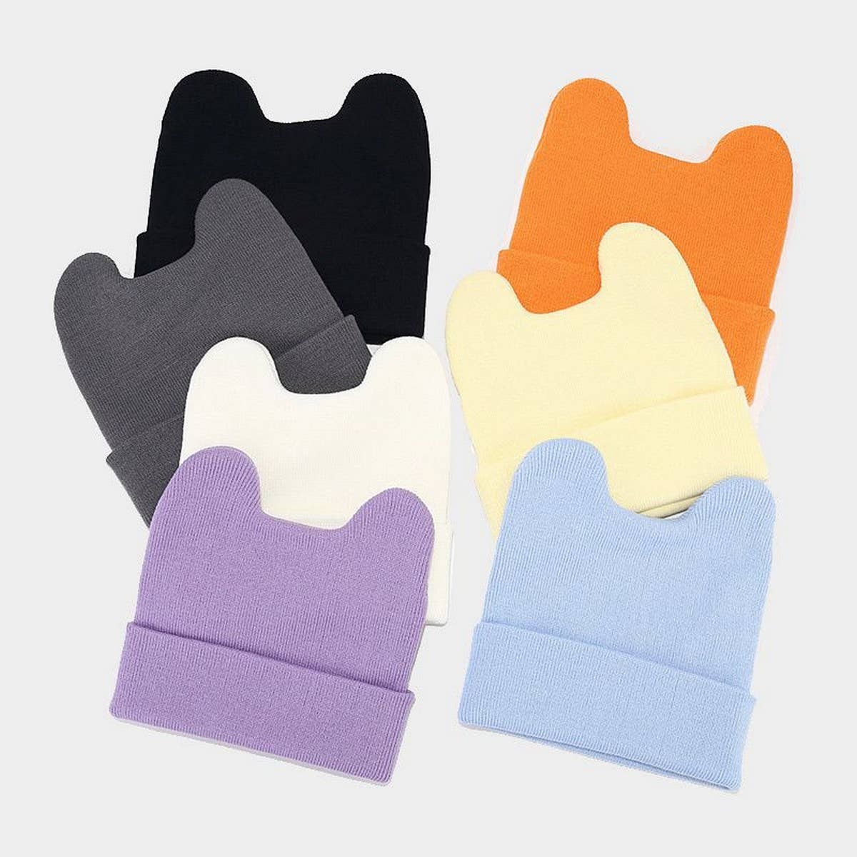 CUTE CARTOON AUTUMN AND WINTER WARM KNITTED HAT_CWAH2117