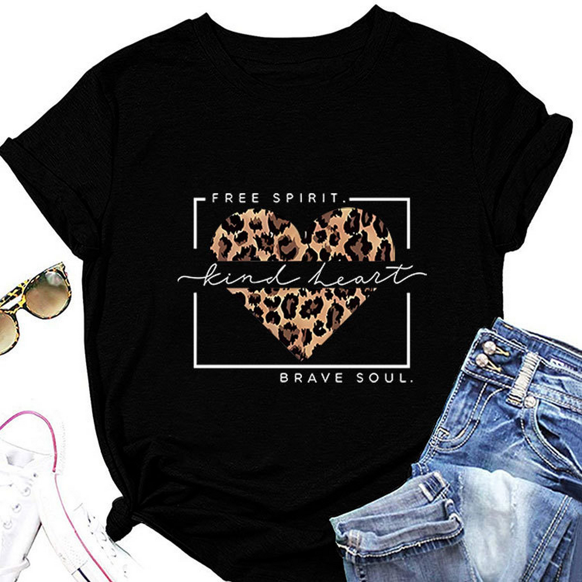Fresh New Women's Casual Short Sleeve Tee