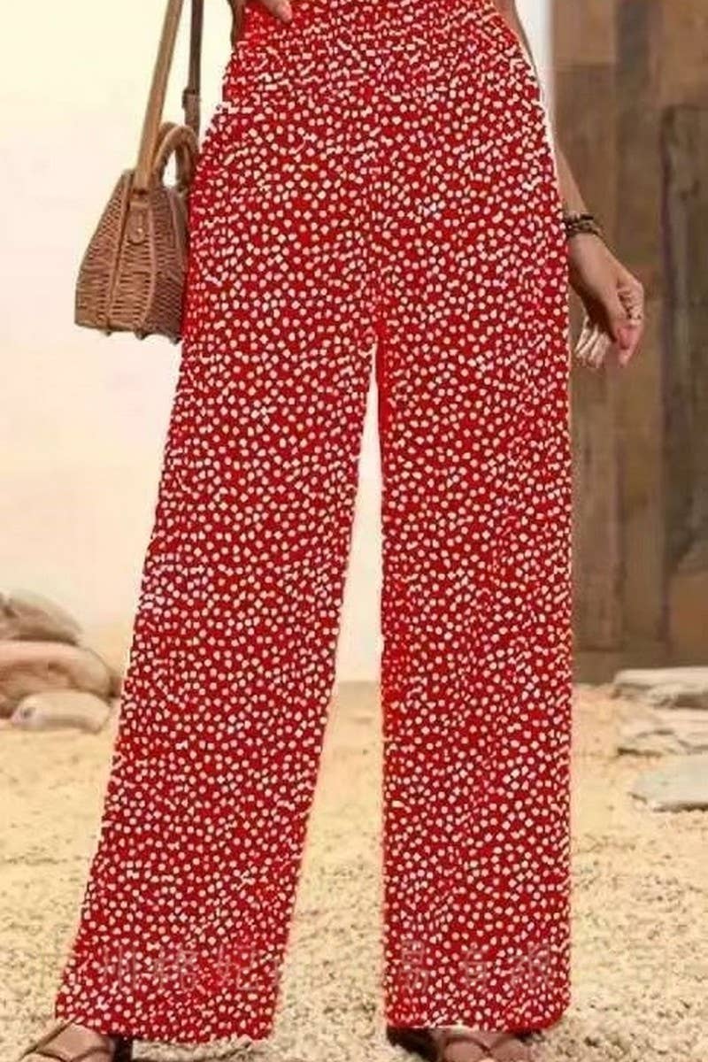 CWBLP1998_SUMMER CASUAL ELASTIC WAIST STRETCH PANTS