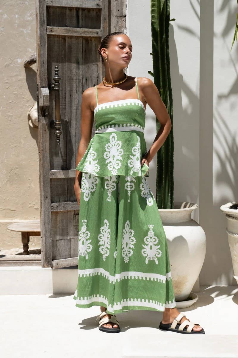 CWSTB1781_BOHO BACKLESS SLIM FIT CAMI TOP AND PANTS SET