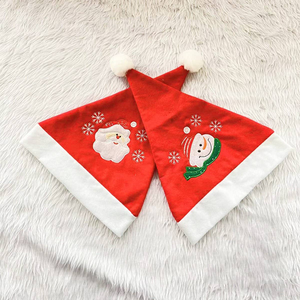 CWMM9720_CHRISTMAS EMBROIDERED HATS FOR ADULTS AND CHILDREN