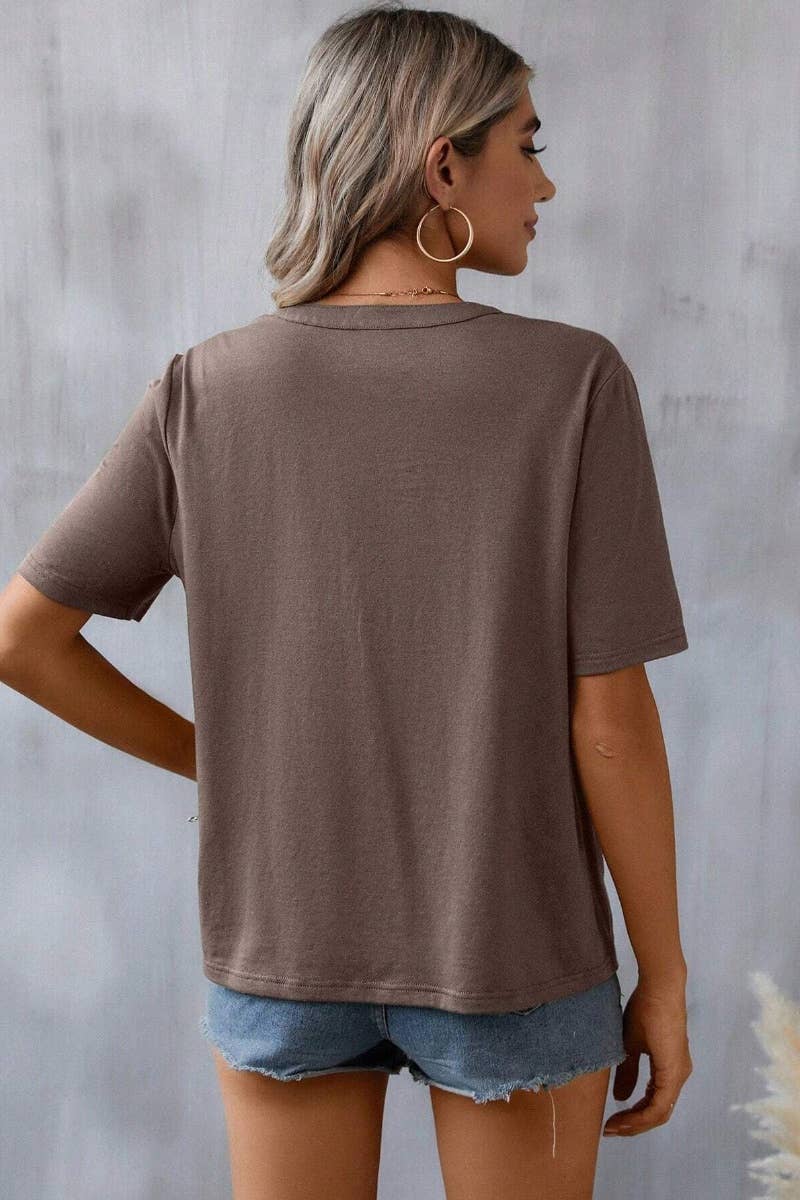 CWTBLS1118_EMBROIDERY PATCHWORK LACE LACE SHORT SLEEVE TOP