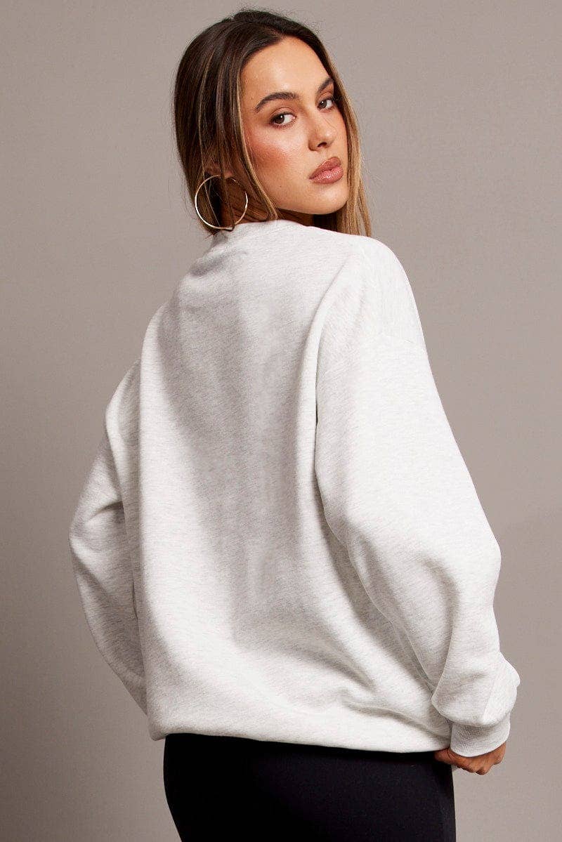Bow round-neck long-sleeved pullover sweater