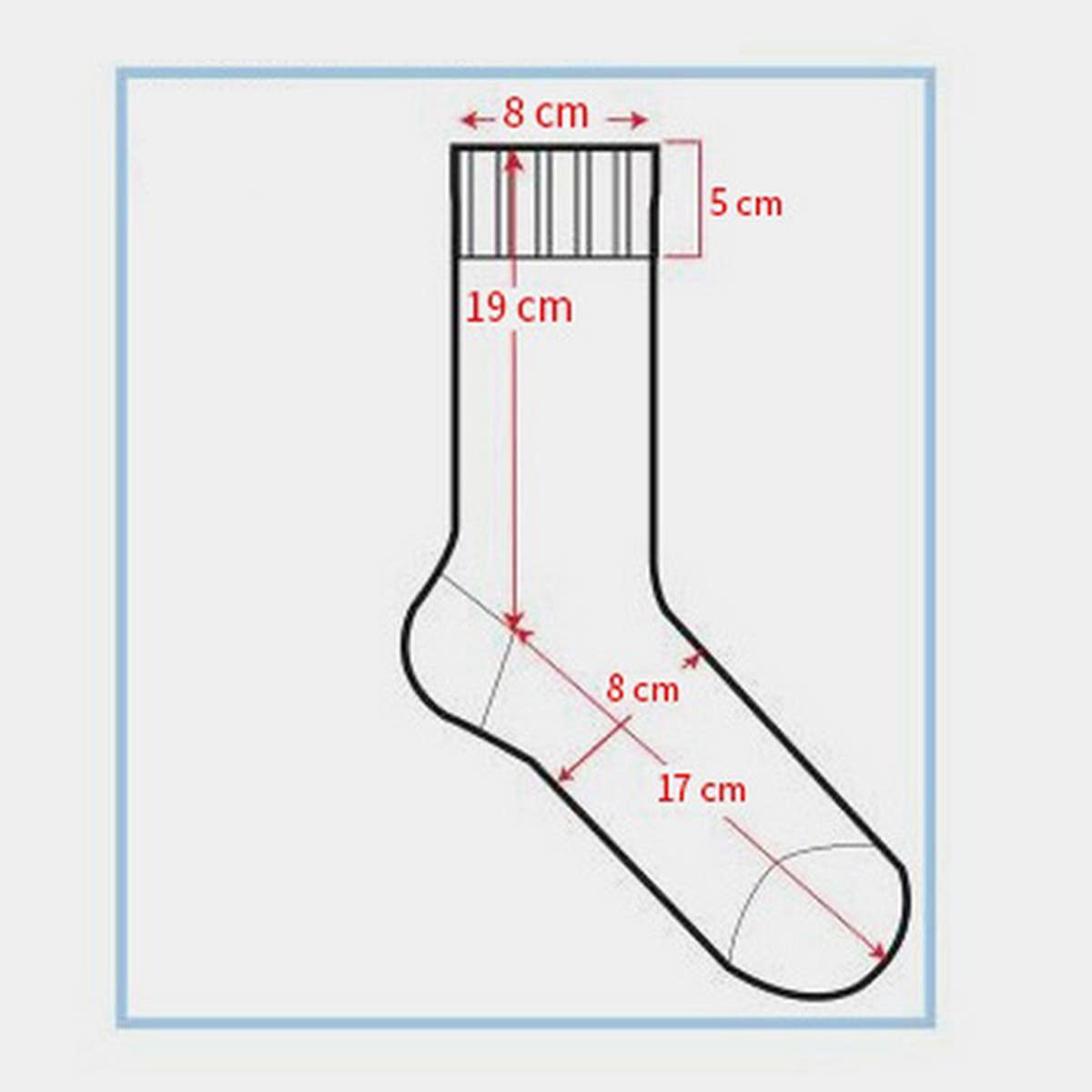 CARTOON JACQUARD SNOWBOARDING SOCKS_CWMS0198