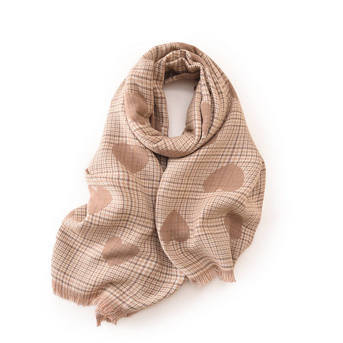 WINTER AUTUMN LOVE PATTERN WARM SHAWL SCARF