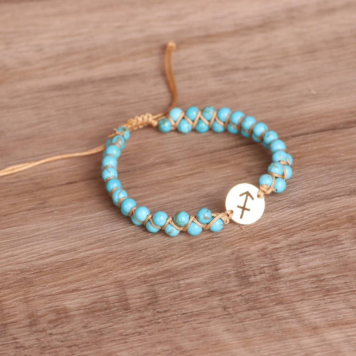 CONSTELLATIONS 4MM STONE BEADS BRAIDED BRACELETS