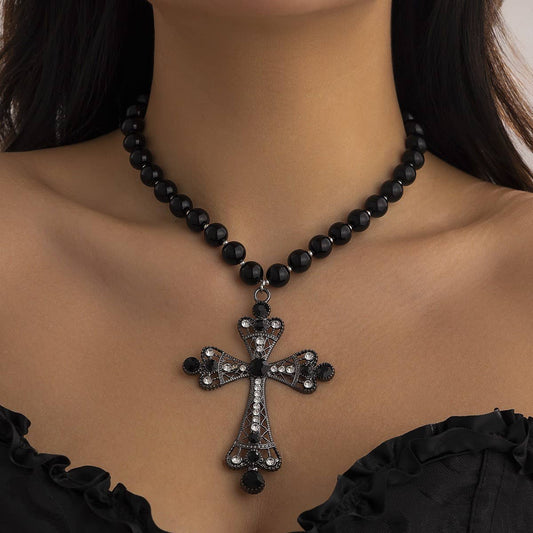 FASHIONABLE MULTI-LAYER ALLOY CLAVICLE CHAIN