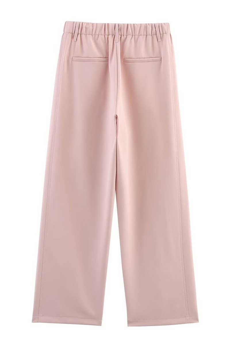 CWSBSL0167_SPRING LOOSE SUIT JACKET + STRAIGHT PANTS SUIT