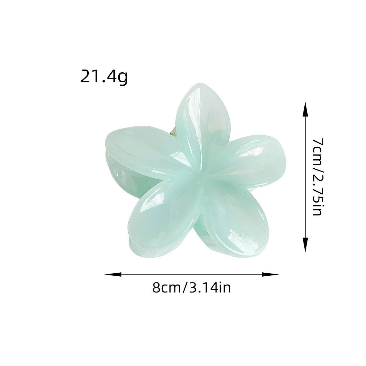 Candy Color Flower Hair Claw - Sweet Girl Style_CWAHA1494