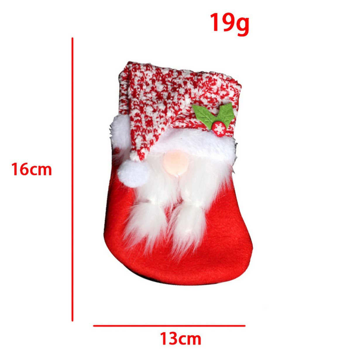 CREATIVE FACELESS OLD MAN CHRISTMAS STOCKINGS