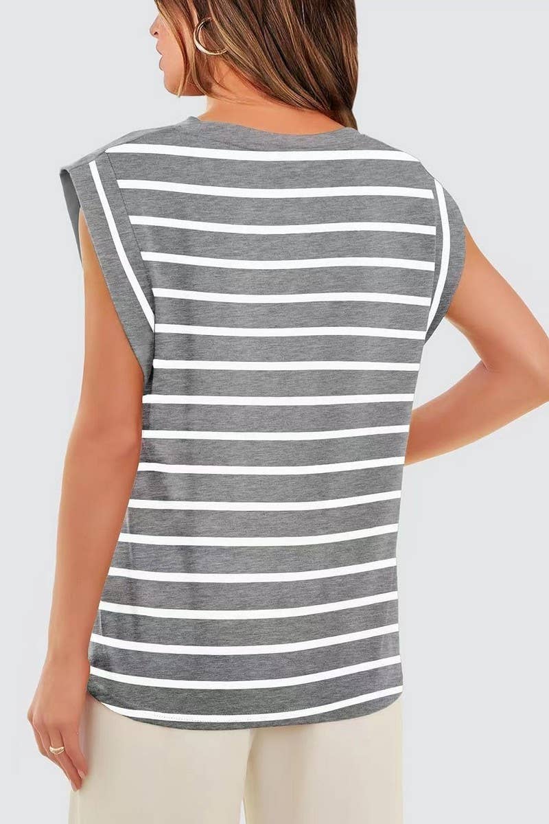 CWTTS1352_SUMMER ROUND NECK LOOSE CASUAL VEST TOP