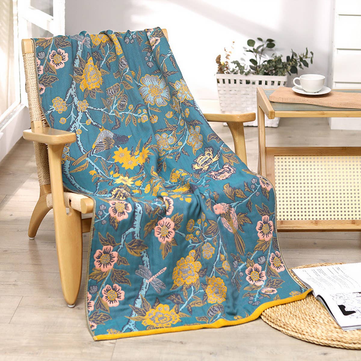 HOUSEHOLD QUICK-DRYING SOFT GAUZE BATH TOWEL