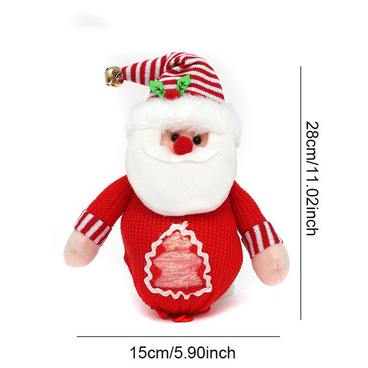 CWMM1753_Christmas Printed Tote Bag Apple Candy Gift Bag