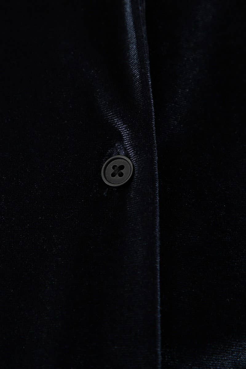 CWSPJ0341_VELVET LONG-SLEEVED TROUSERS PAJAMA SET