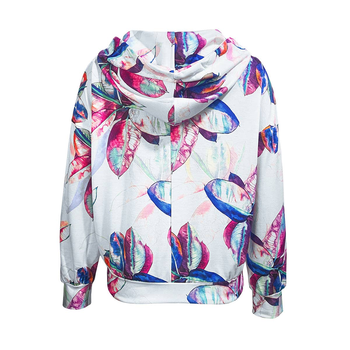 CASUAL PRINTED HOODED POCKET HOODIE