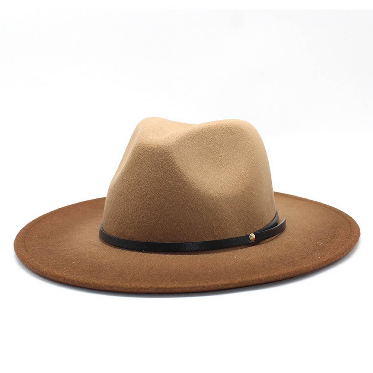FASHION GRADIENT WIDE-BRIMMED HAT FEDORA_CWAH0808