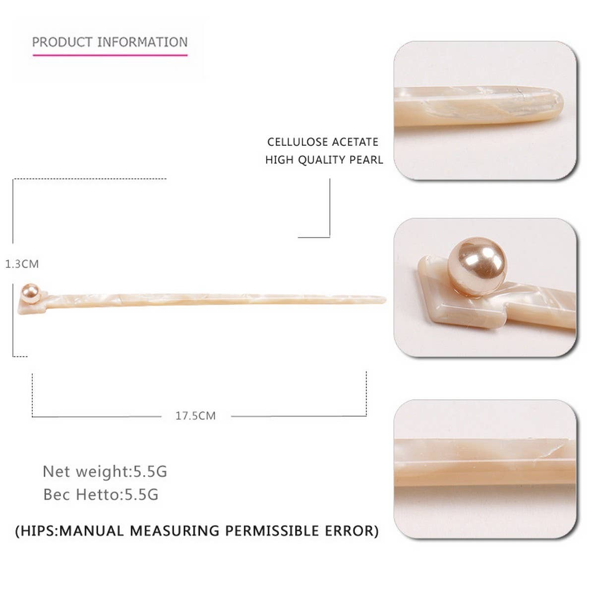 HAIRPIN ACETATE HAIRPIN INK HAIRPIN RETRO HAIRPIN
